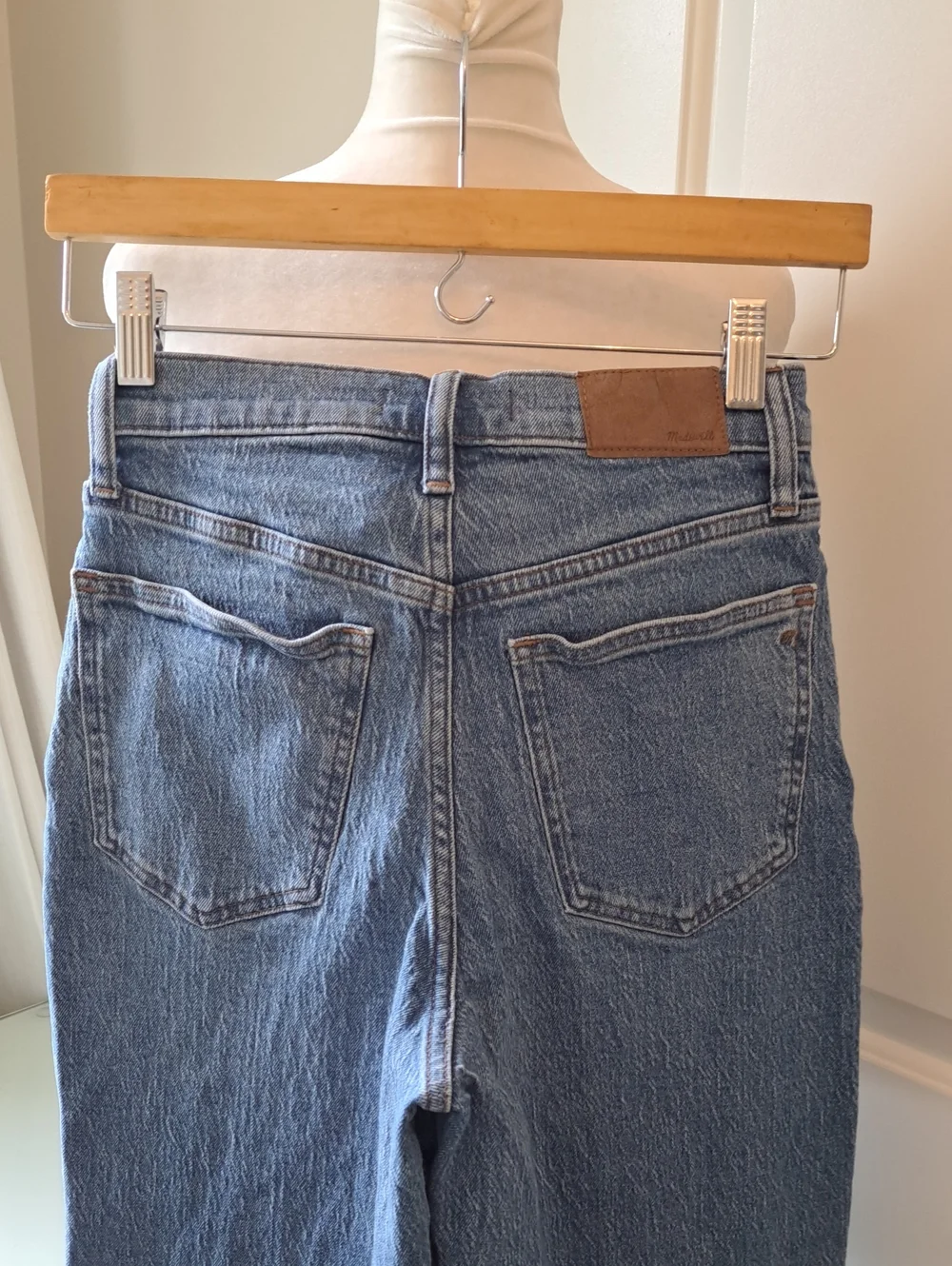 Madewell Womens The Perfect Vintage Wide-Leg Light Stretch Wash Jeans 26 - Picture 5 of 9